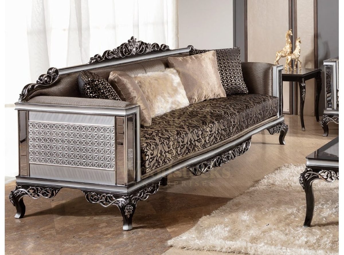 Royal Dilek Hand Carved Teak Sofa Set, Saharanpur, view 5
