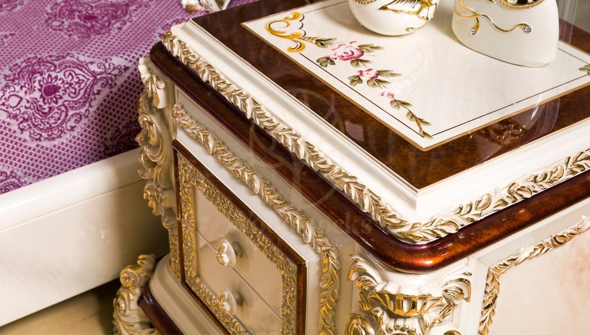 Royal Topkapi Hand Carved Teak King Size Bed, Saharanpur, view 7
