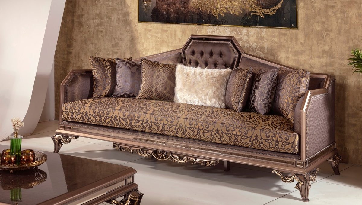 Royal Prince Hand Carved Teak Sofa Set, Saharanpur, view 4