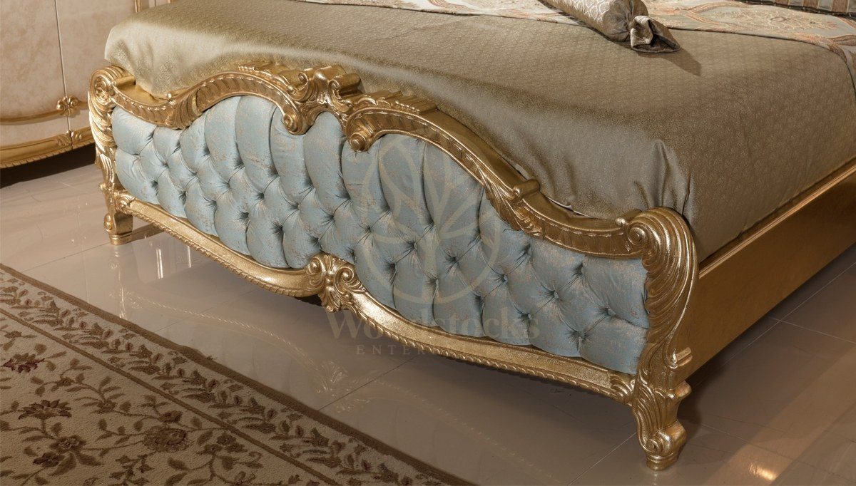 Royal Kayihan Hand Carved Teak King Size Bed II, Saharanpur, view 4