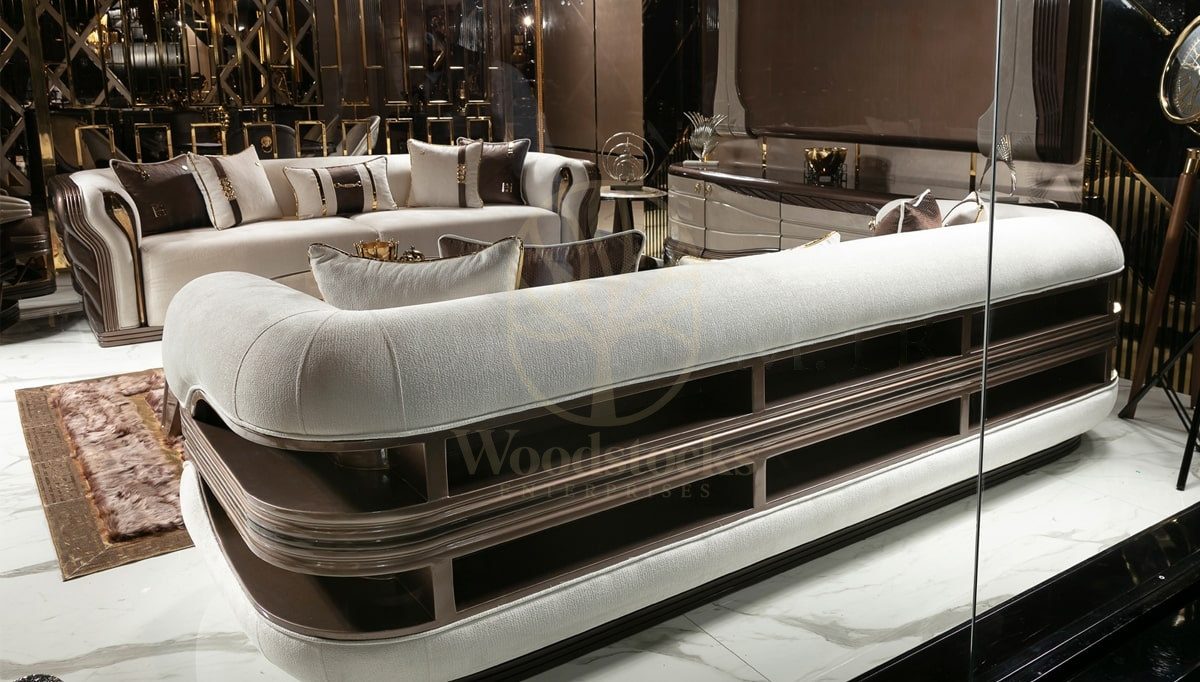 Luxury Zenon Handcrafted Teak Sofa Set, Saharanpur, view 8