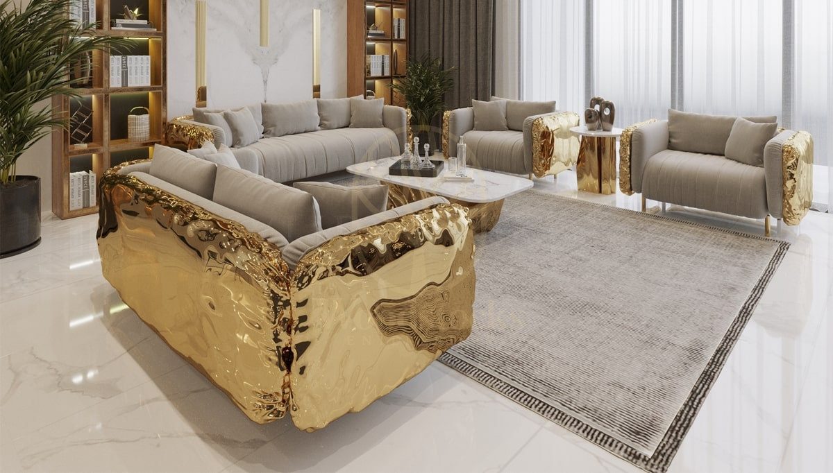 Luxury Sandor Handcrafted Teak Sofa Set, Saharanpur, view 5
