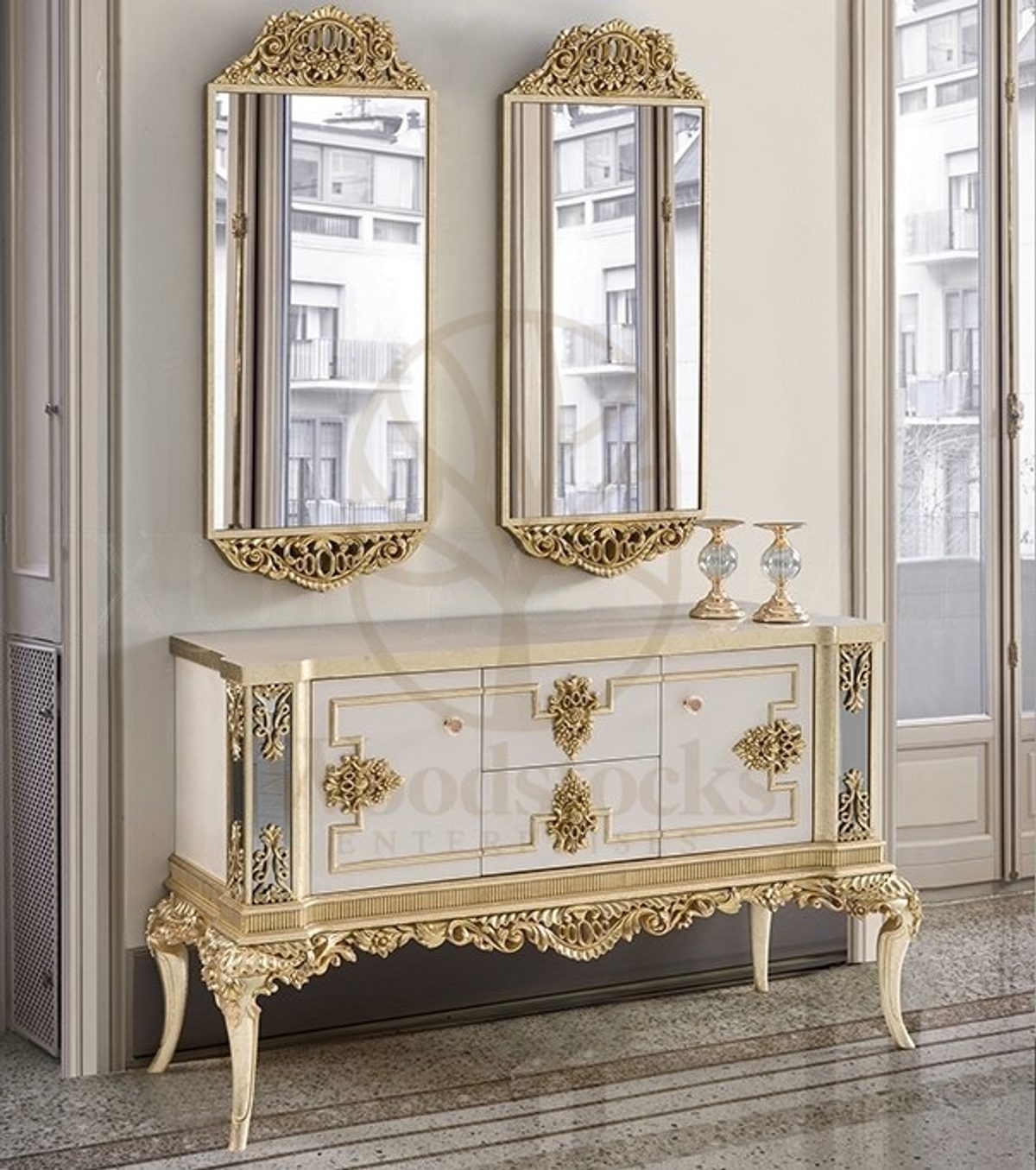 Royal Retto Hand Carved Teak Dressing Table, Saharanpur, Dressing Table