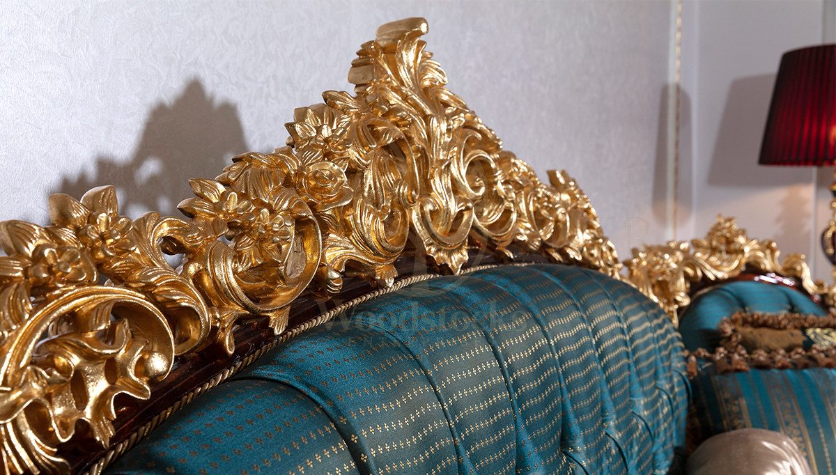 Royal Hunkar Hand Carved Teak Sofa Set III, Saharanpur, view 9