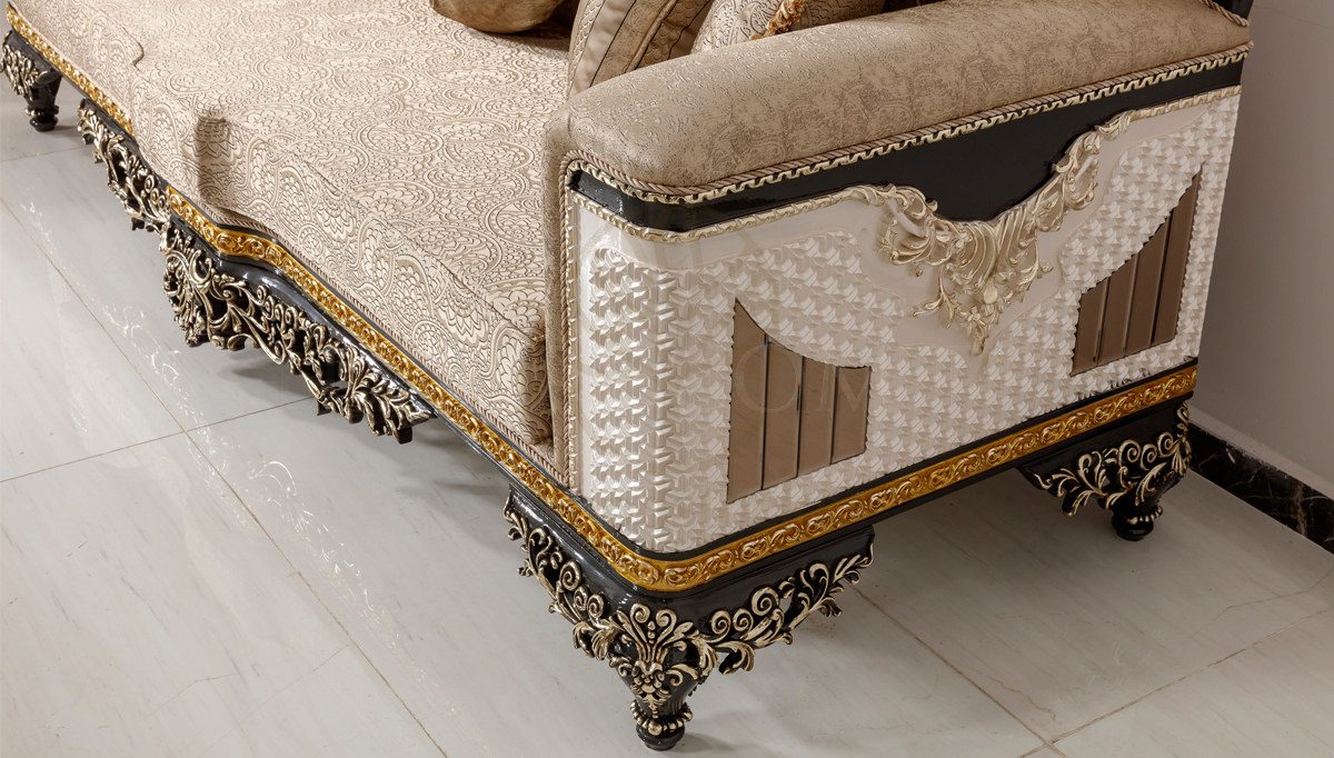Royal Selda Hand Carved Teak Sofa Set, Saharanpur, view 2