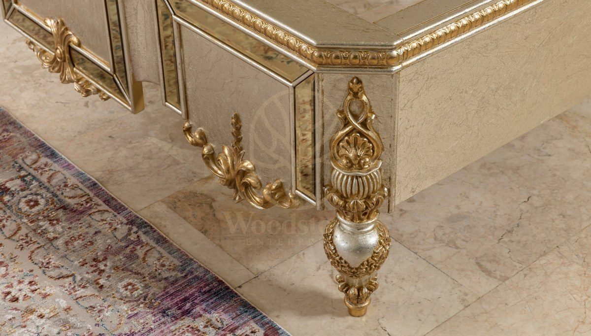 Royal Basbug Hand Carved Teak King Size Bed II, Saharanpur, view 7