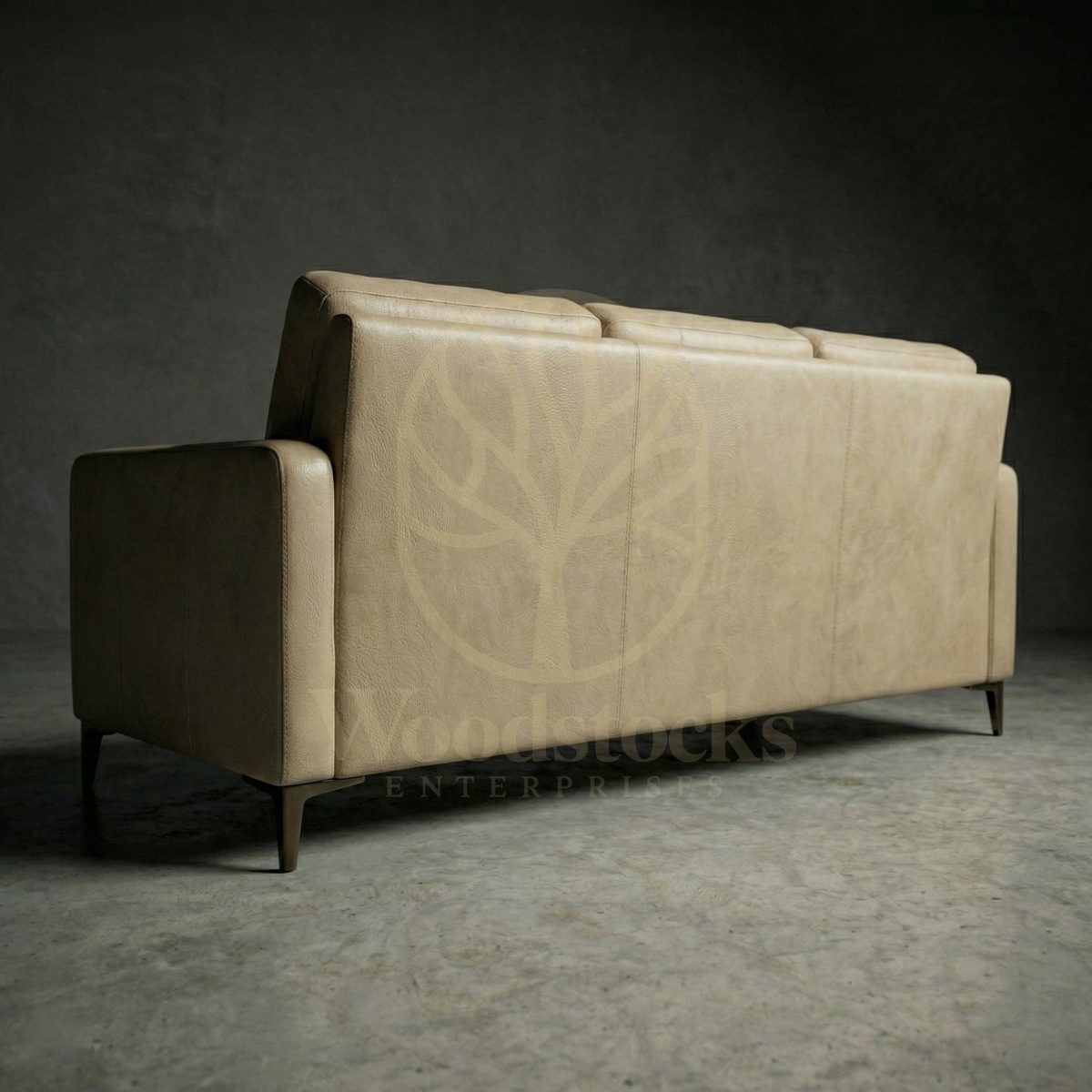 Luxury Teak Copenhagen Modernist Lounge Leather Sofa Suite, Saharanpur, view 5