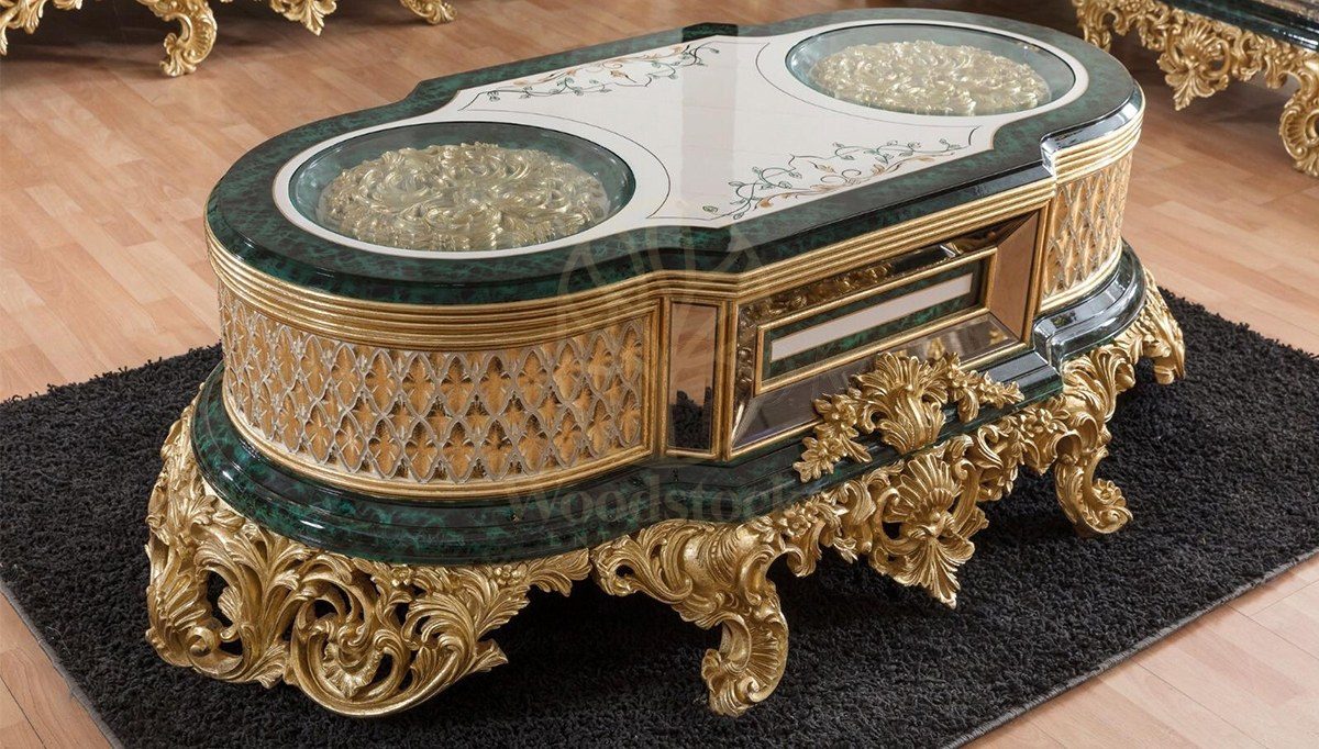 Royal Hazar Green Hand Carved Teak Sofa Set, Saharanpur, view 7