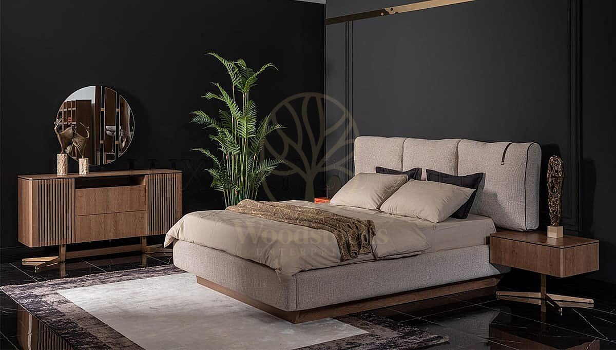 Luxury Calista Handcrafted Teak King Size Bed, Saharanpur, view 2