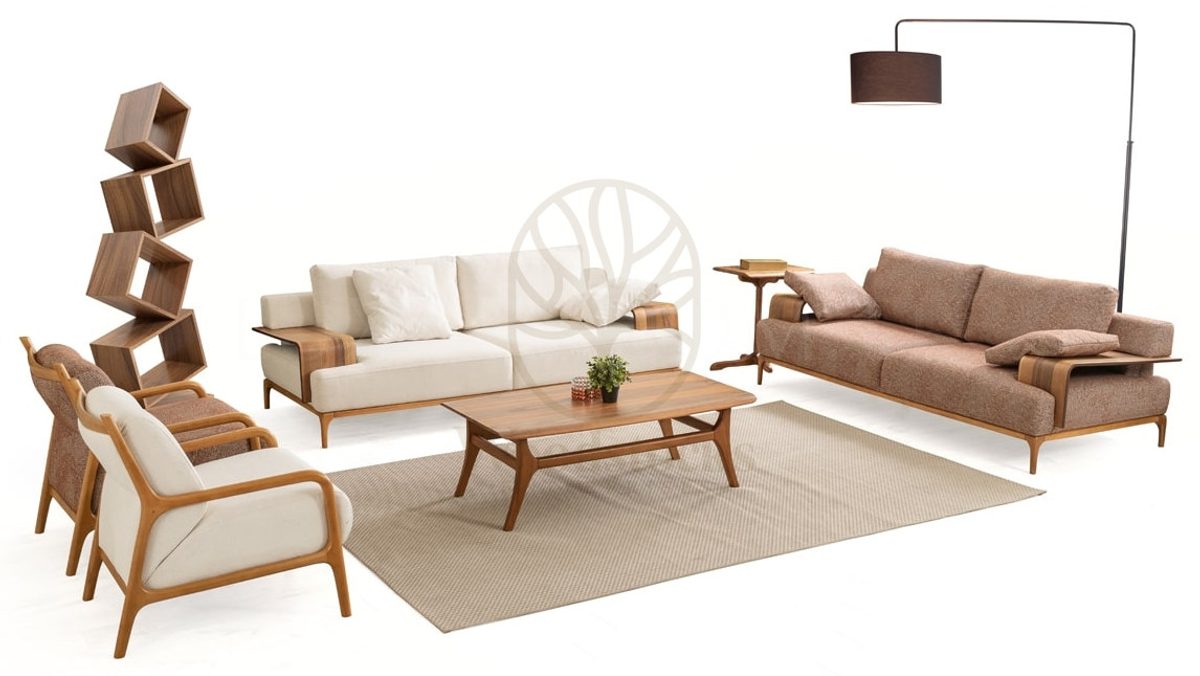 Luxury Azura Handcrafted Teak Sofa Set, Saharanpur, view 2