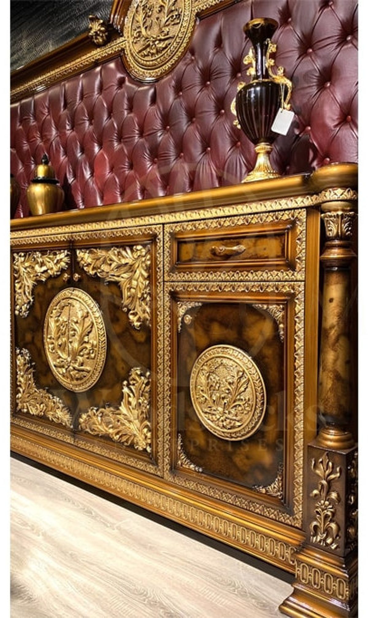 Royal Talya Hand Carved Teak Office Table, Saharanpur, view 3