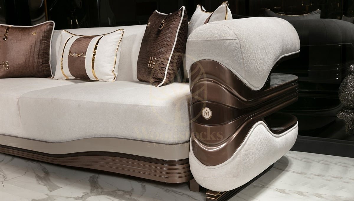 Luxury Zenon Handcrafted Teak Sofa Set, Saharanpur, view 5