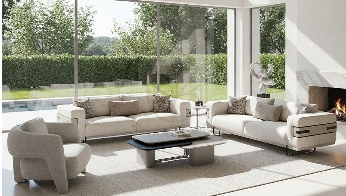 Luxury Senfoni Handcrafted Teak Sofa Set, Saharanpur, Sofa Set