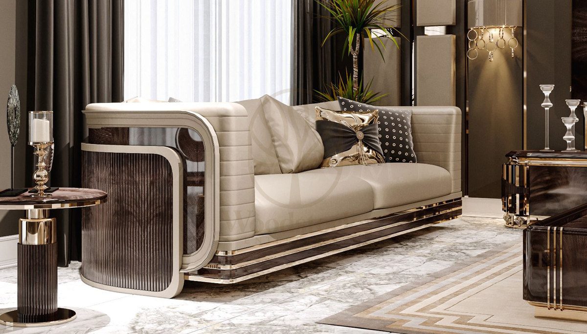 Luxury Mesina Handcrafted Teak Sofa Set II, Saharanpur, view 3