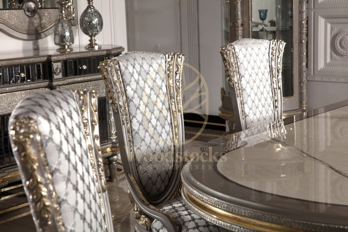 Teak Nora Silver Grey Dining Set, view 5