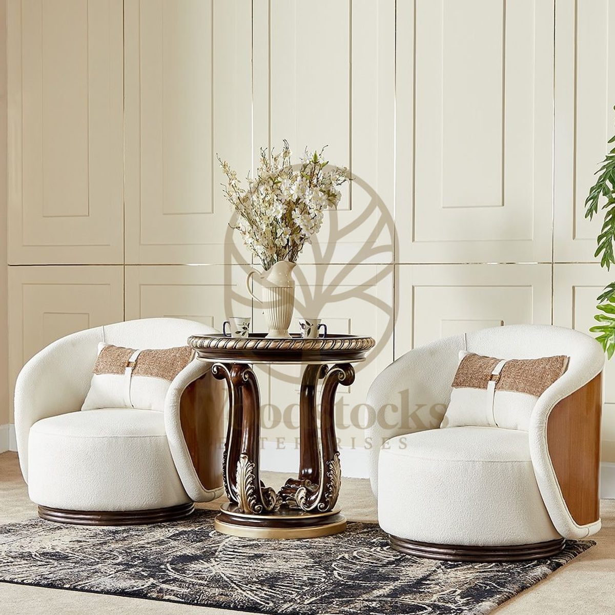 Teak Royal Living Room Chair III, alternate view