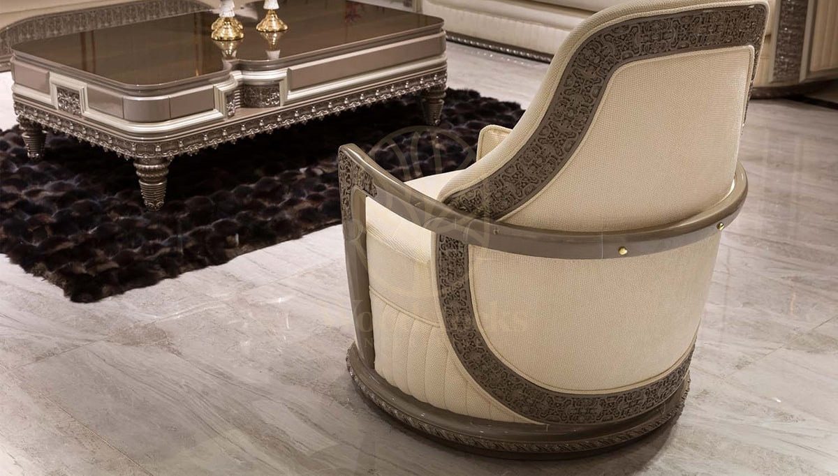 Luxury Teresa Handcrafted Teak Sofa Set, Saharanpur, view 5