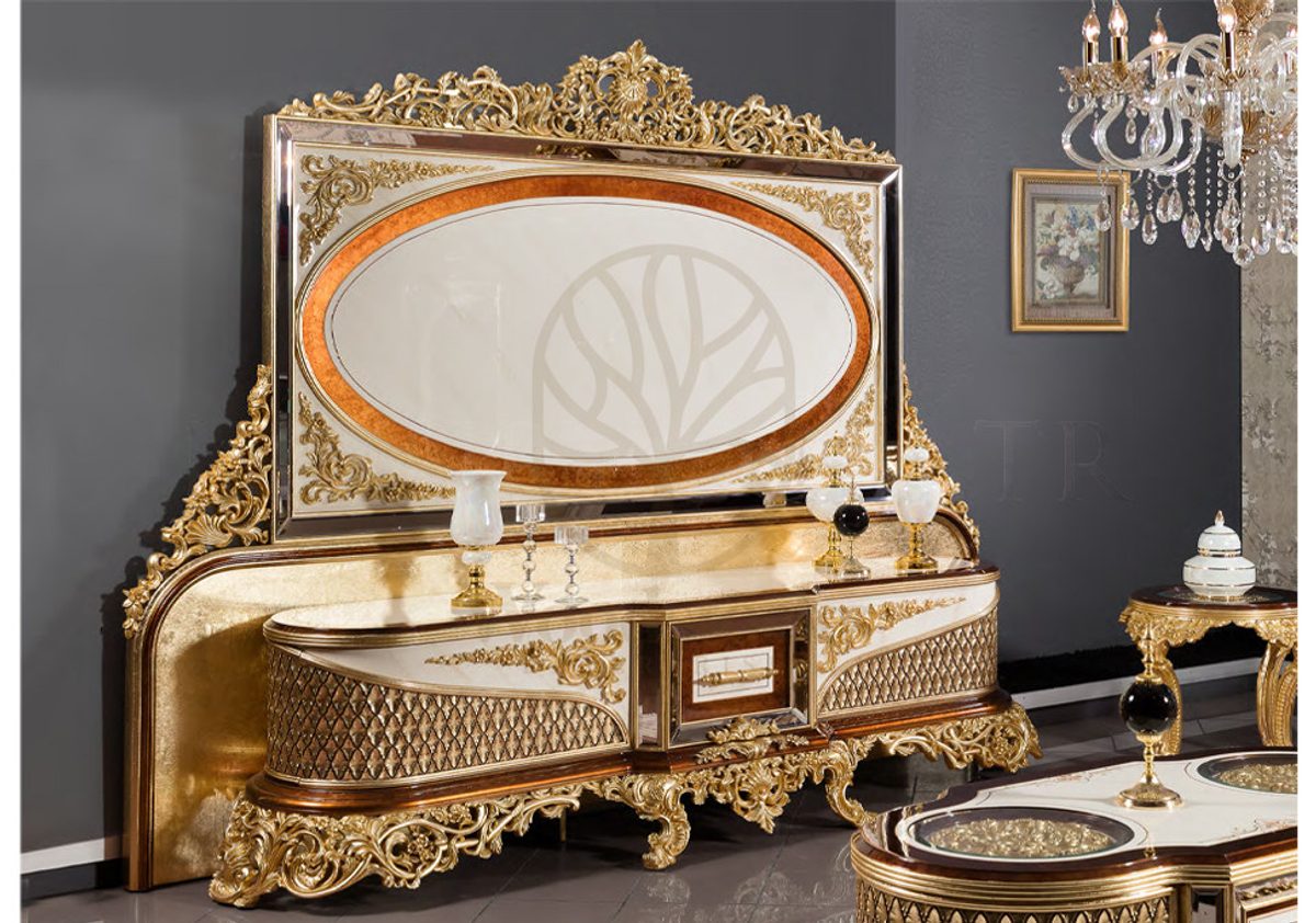 Royal Hazar Hand Carved Teak TV Cabinet, Saharanpur, view 5