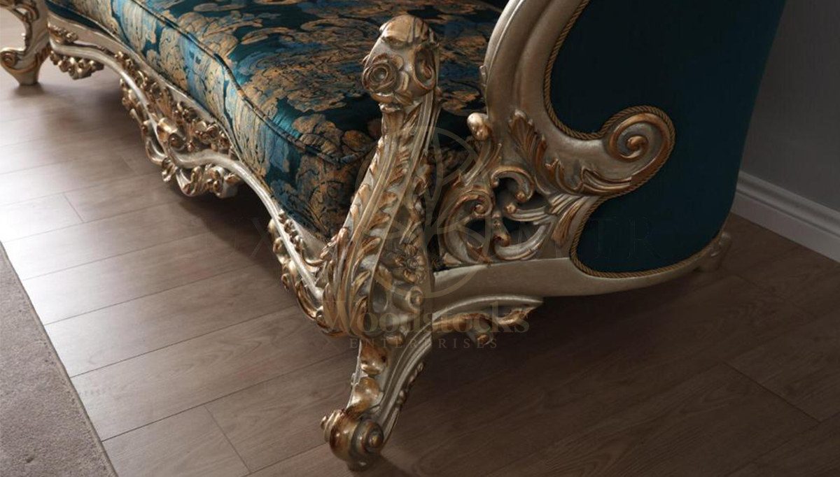 Royal Korel Hand Carved Teak Sofa Set, Saharanpur, view 8