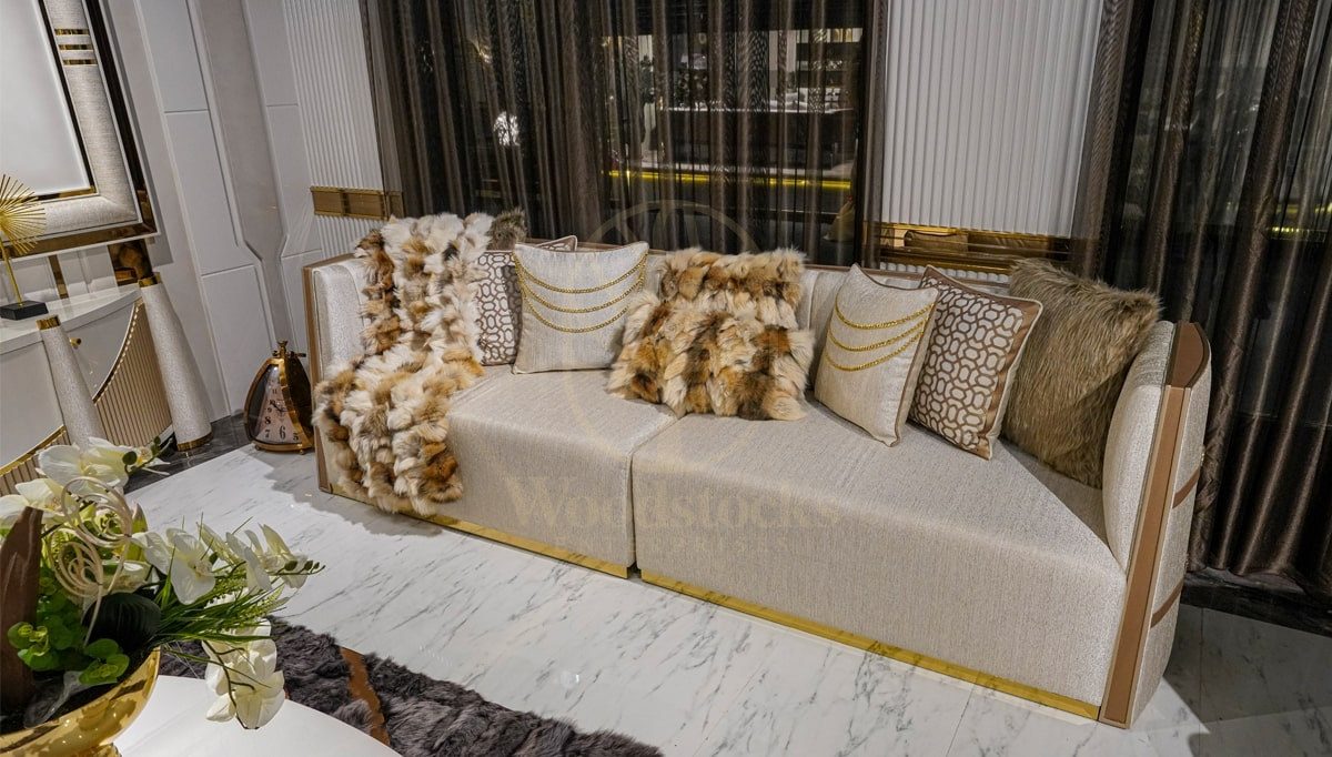 Luxury Vicenza Handcrafted Teak Sofa Set, Saharanpur, view 5