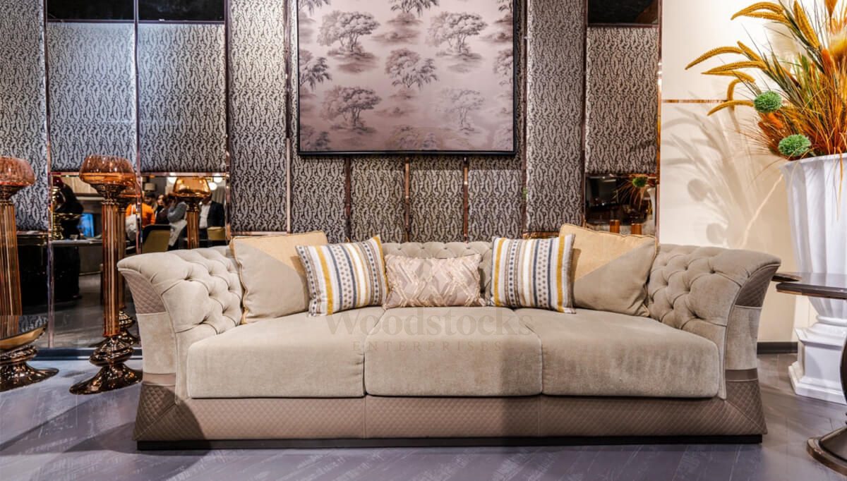 Luxury Bkirmizia Handcrafted Teak Sofa Set, Saharanpur, view 8