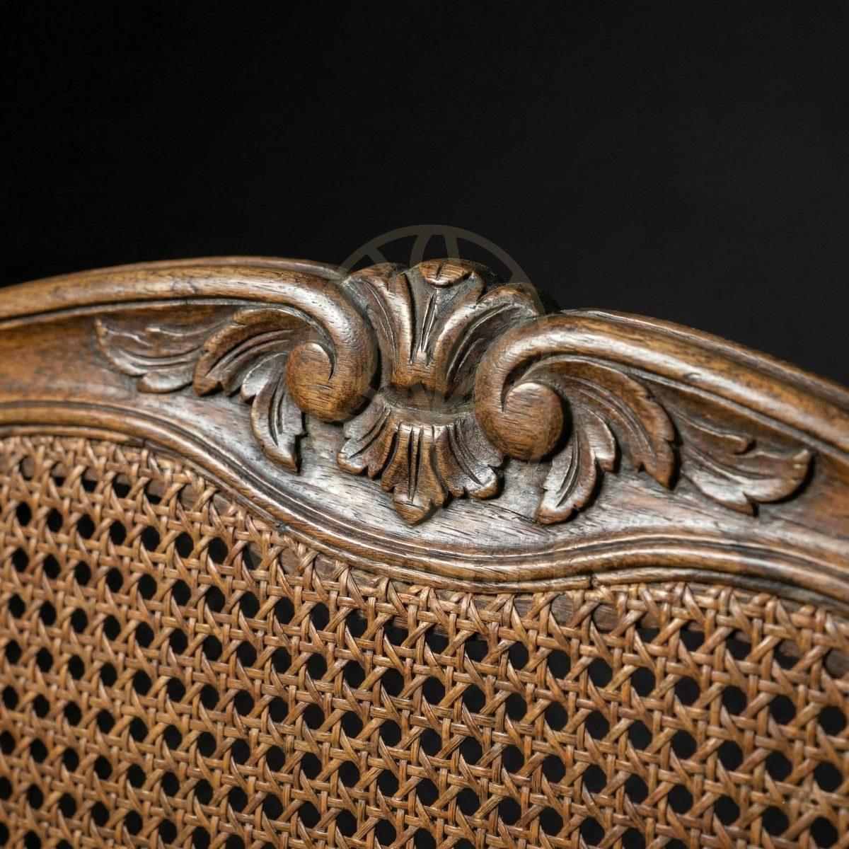 Royal Hand Carved Teak Bordeaux Townhouse Caned Armchair, Saharanpur, view 4