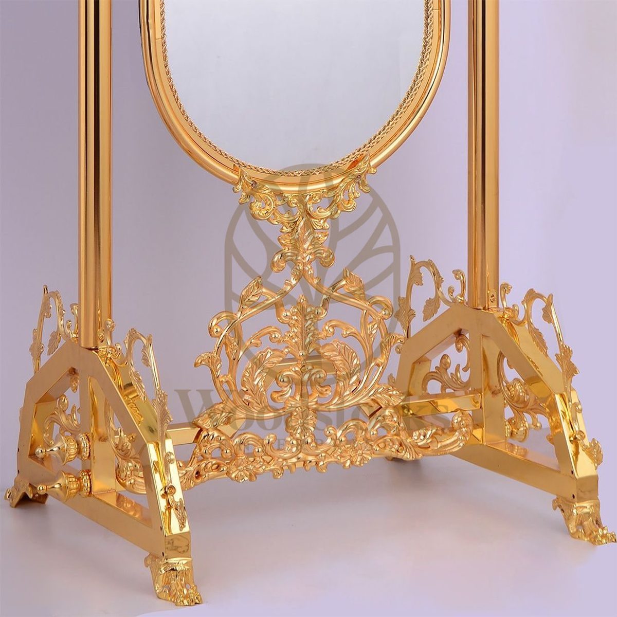 Teak Royal Decorative Mirror III, alternate view