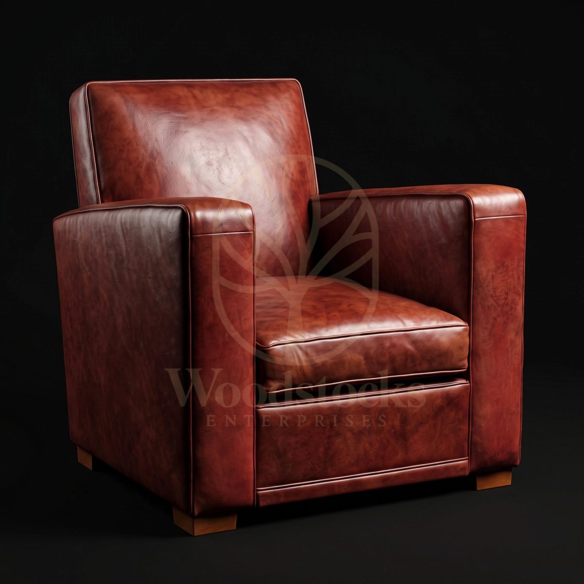 Luxury Teak Champs-Élysées Art Deco Club Chair, Saharanpur, Living Room Chair