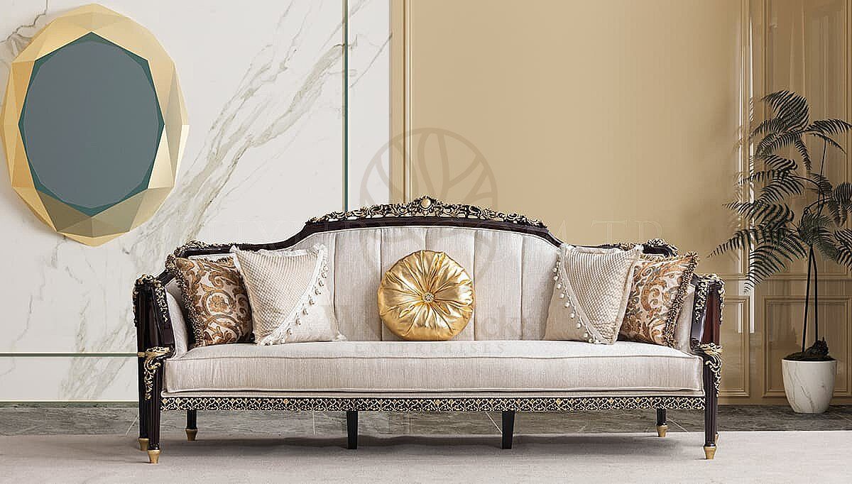 Royal Jorella Hand Carved Teak Sofa Set, Saharanpur, view 3
