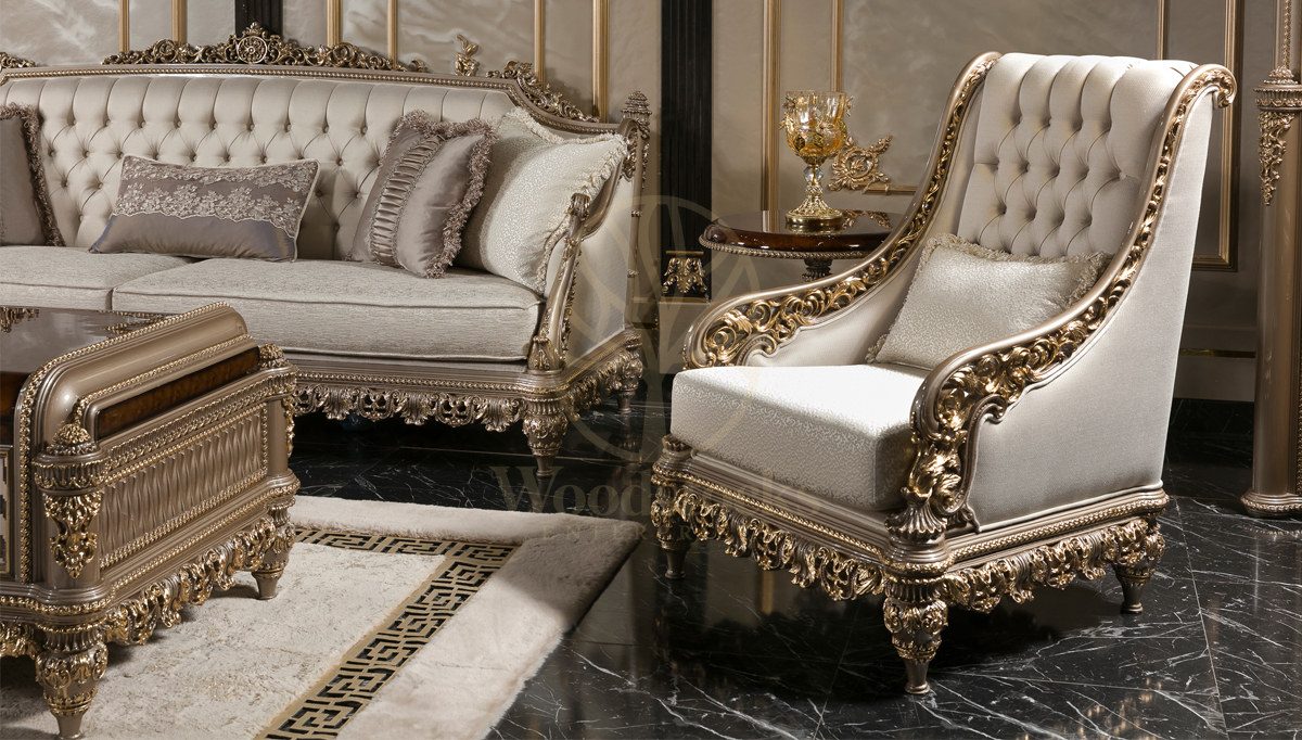 Royal Vesta Hand Carved Teak Sofa Set, Saharanpur, view 2