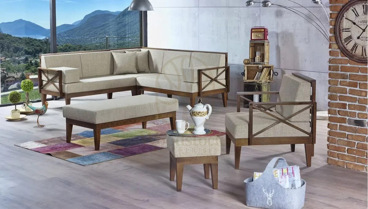 Royal Zumrut Hand Carved Teak Sofa Set, Saharanpur, Sofa Set