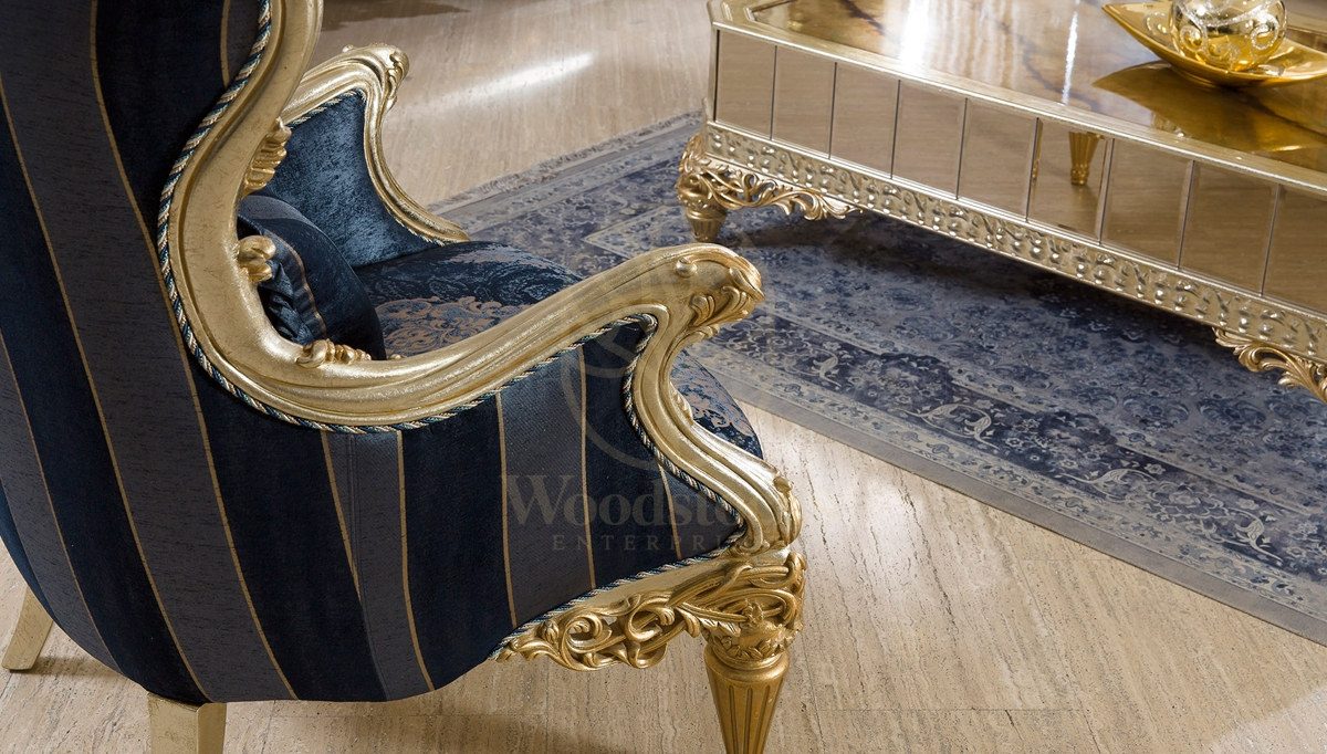 Royal Portland Hand Carved Teak Sofa Set, Saharanpur, view 4
