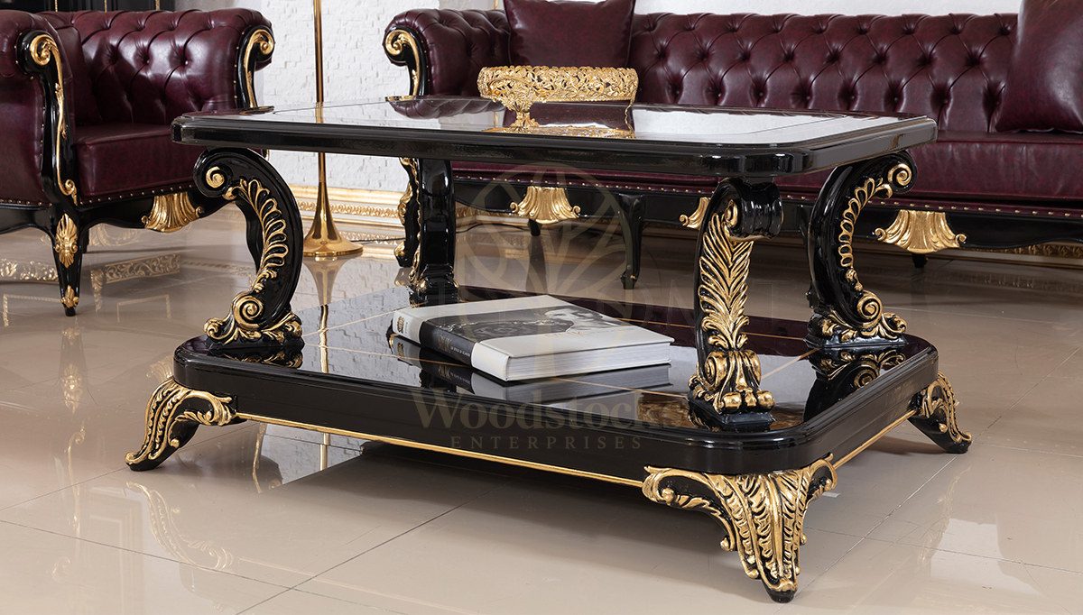Royal Porenza Hand Carved Teak Office Table, Saharanpur, view 5