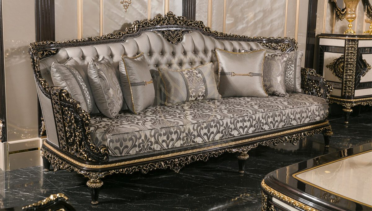 Royal Ultima Hand Carved Teak Sofa Set, Saharanpur, view 2