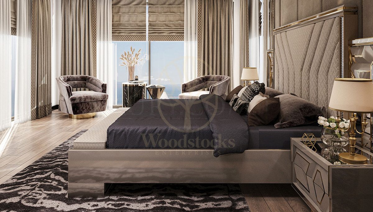 Luxury Gustora Handcrafted Teak King Size Bed, Saharanpur, view 9