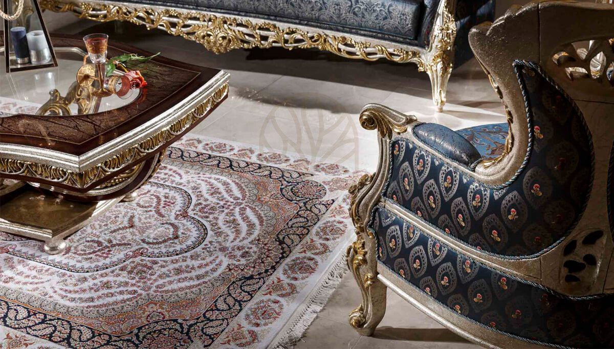 Royal Sultanahmet Hand Carved Teak Sofa Set, Saharanpur, view 8