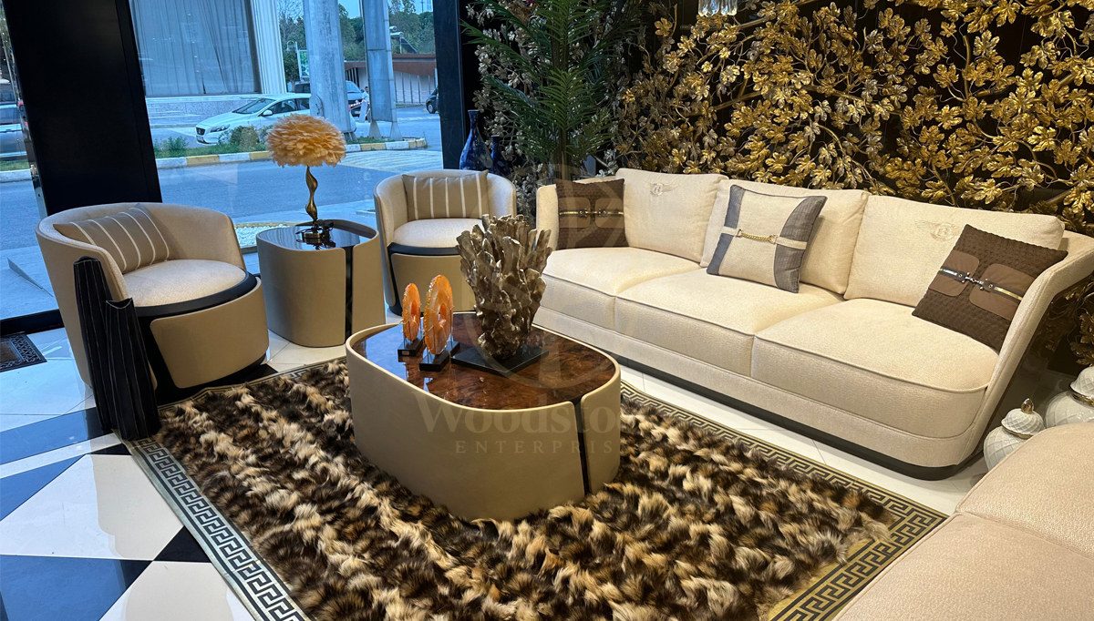 Luxury Sedna Handcrafted Teak Sofa Set, Saharanpur, view 3