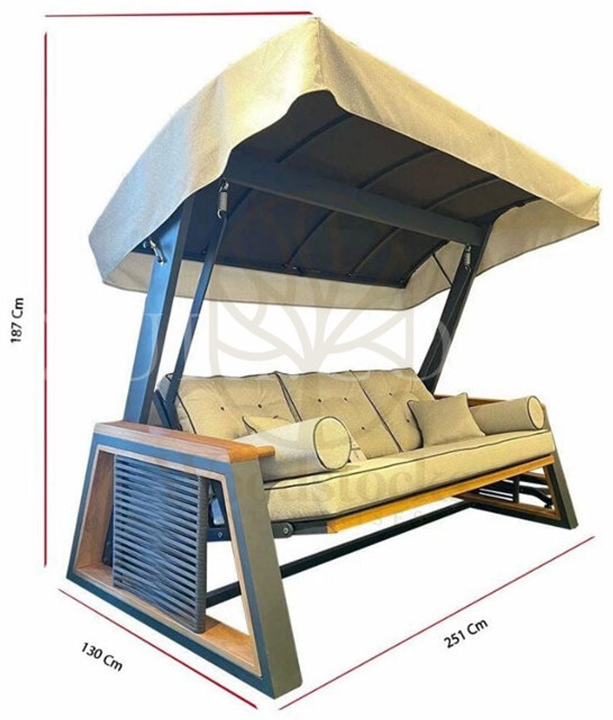 Luxury Liva Handcrafted Teak Swing Jhula, Saharanpur, view 3