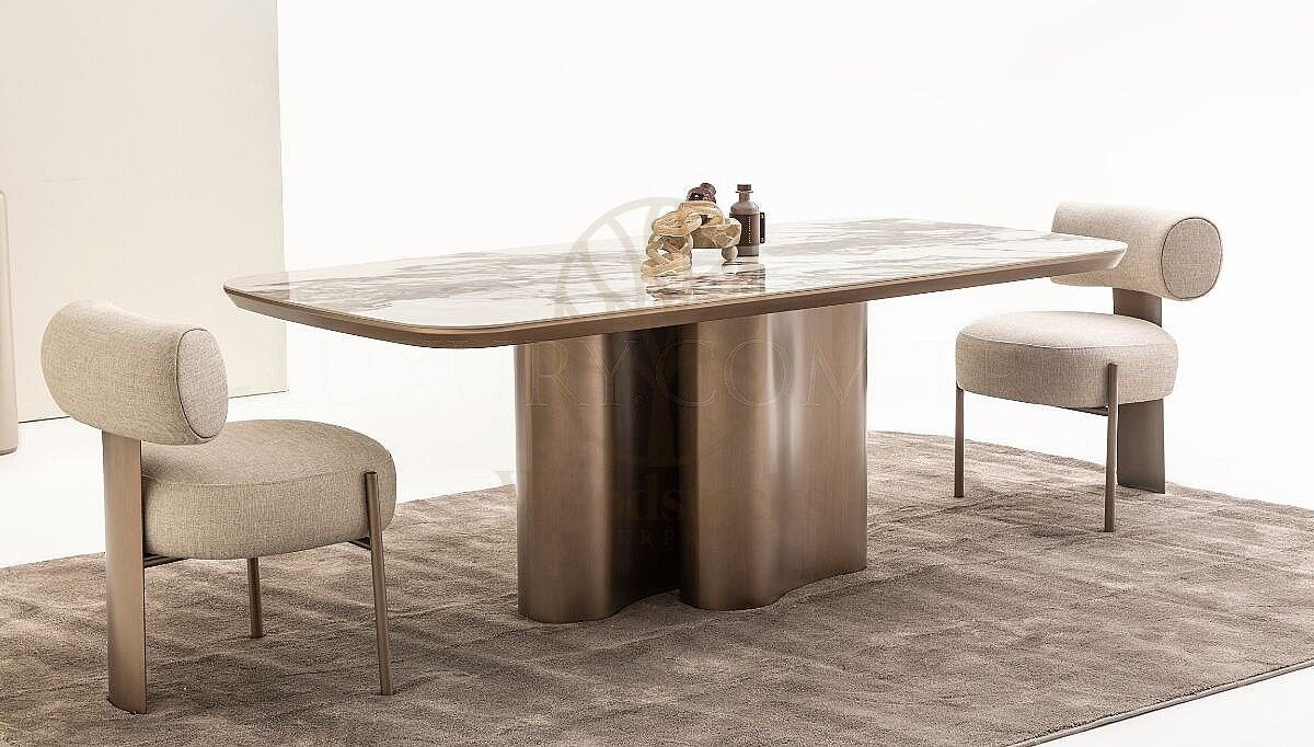 Luxury Mesa Handcrafted Teak Dining Table Set, Saharanpur, view 7