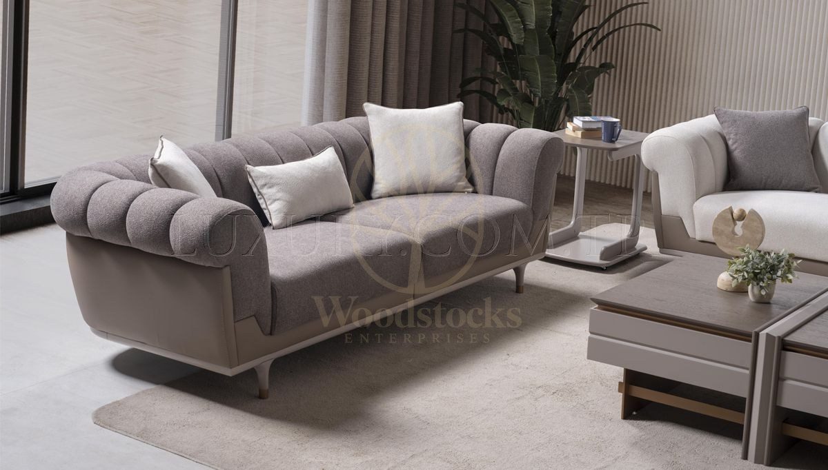 Luxury Sidney Handcrafted Teak Sofa Set II, Saharanpur, view 7