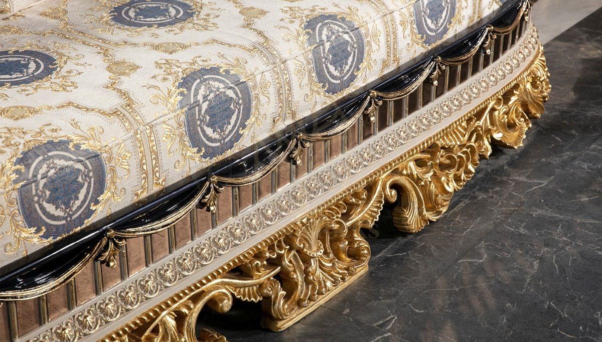 Royal Bilbao Hand Carved Teak Sofa Set, Saharanpur, view 6