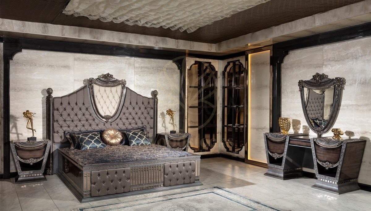 Royal Evander Hand Carved Teak King Size Bed, Saharanpur, King Size Bed