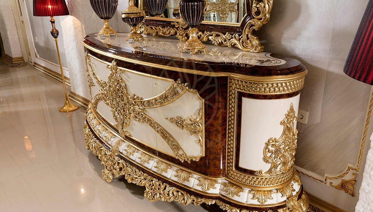 Royal Hunkar Hand Carved Teak TV Cabinet, Saharanpur, view 9