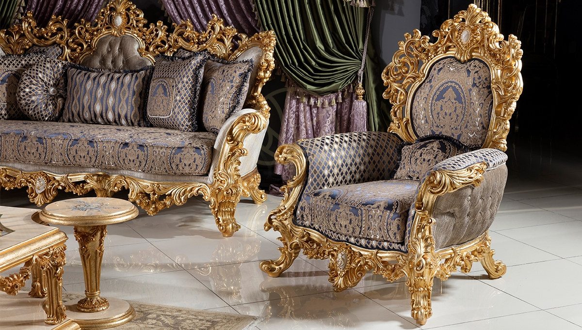 Royal Aspendos Hand Carved Teak Sofa Set, Saharanpur, view 3
