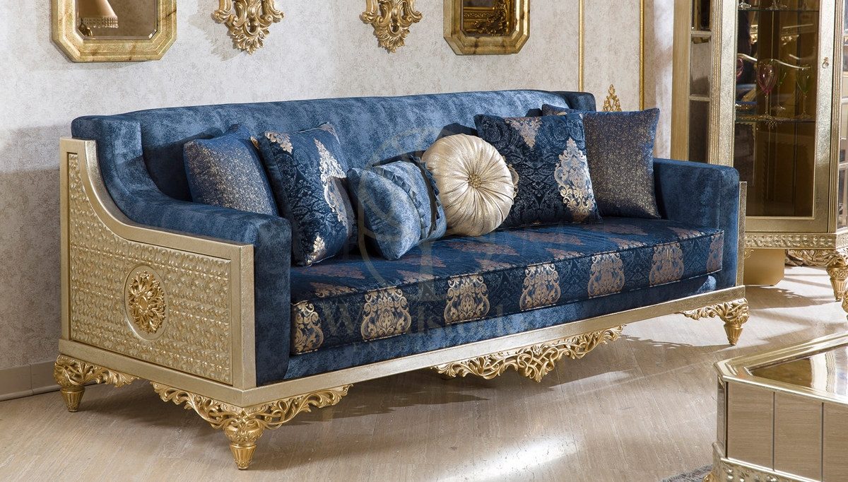 Royal Portland Hand Carved Teak Sofa Set, Saharanpur, view 3