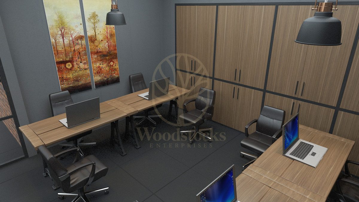 Luxury Mecidiyekoy Handcrafted Teak Office Table, Saharanpur, view 3