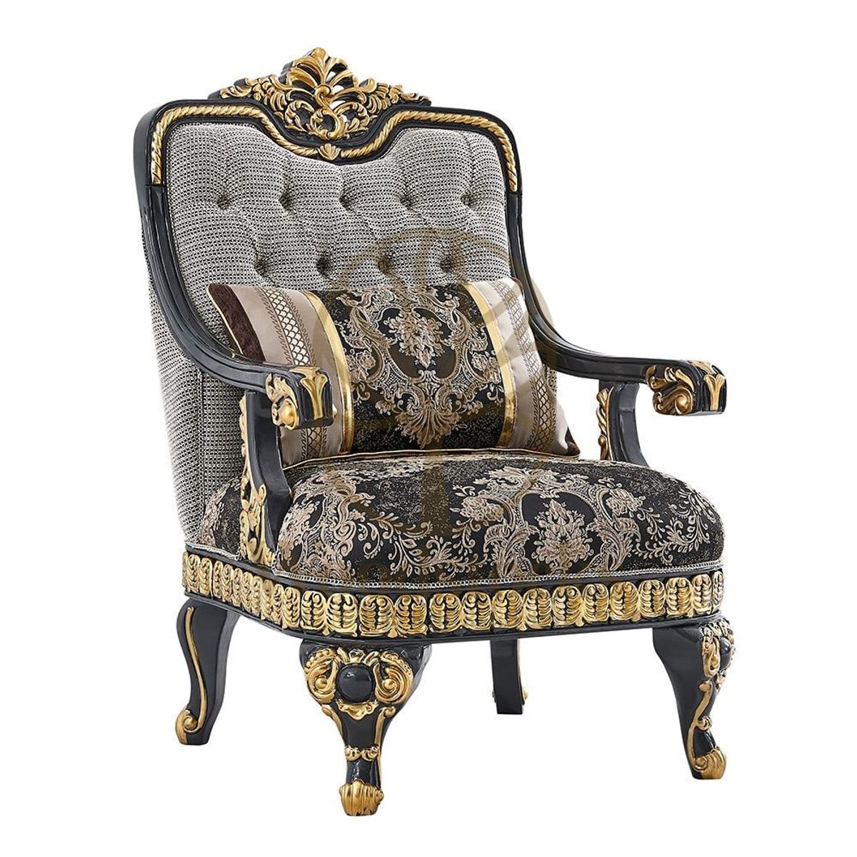 Teak Elegant Living Room Chair, alternate view