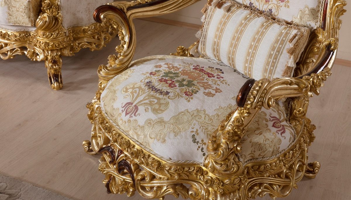 Royal Laden Hand Carved Teak Sofa Set, Saharanpur, view 8