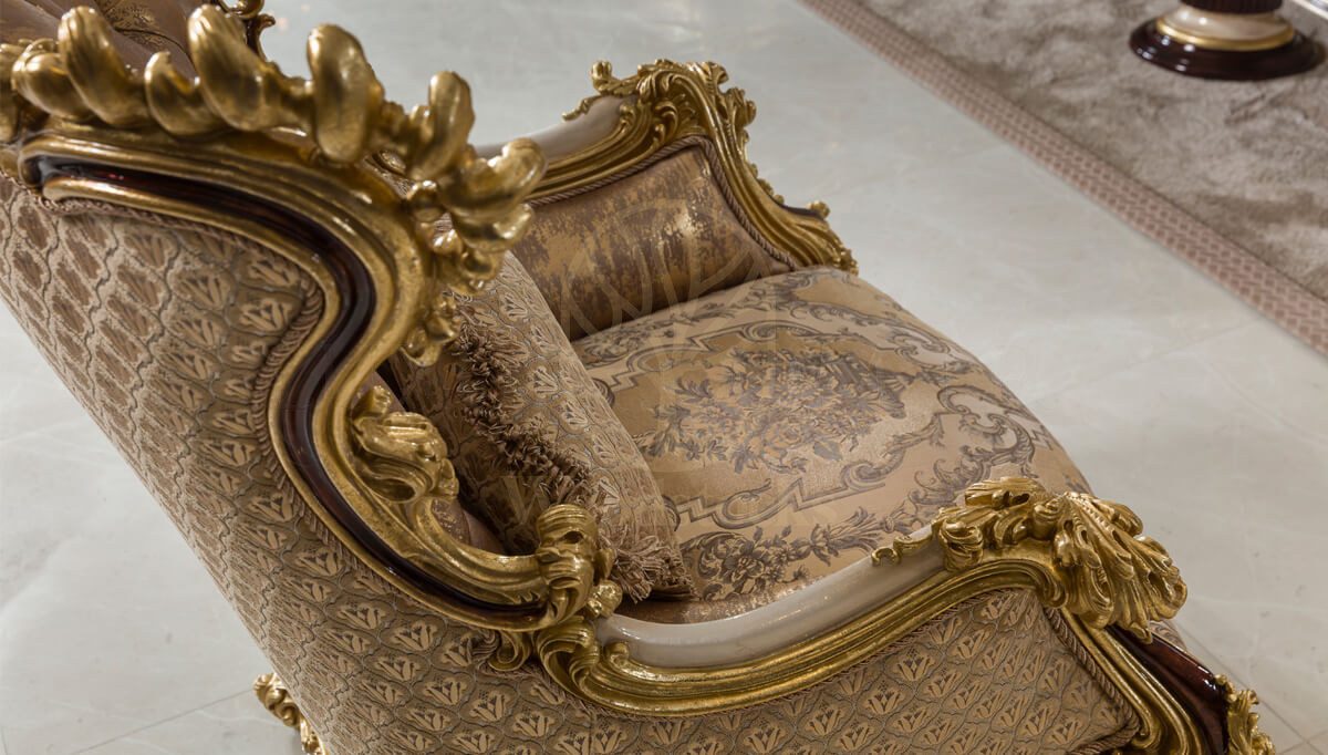 Royal Beril Brown Hand Carved Teak Sofa Set, Saharanpur, view 9