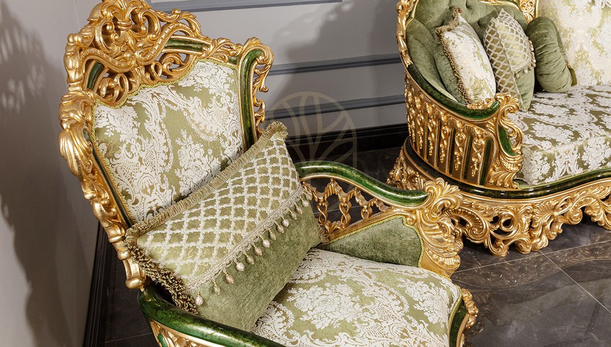 Royal Hurrem Hand Carved Teak Sofa Set, Saharanpur, view 8